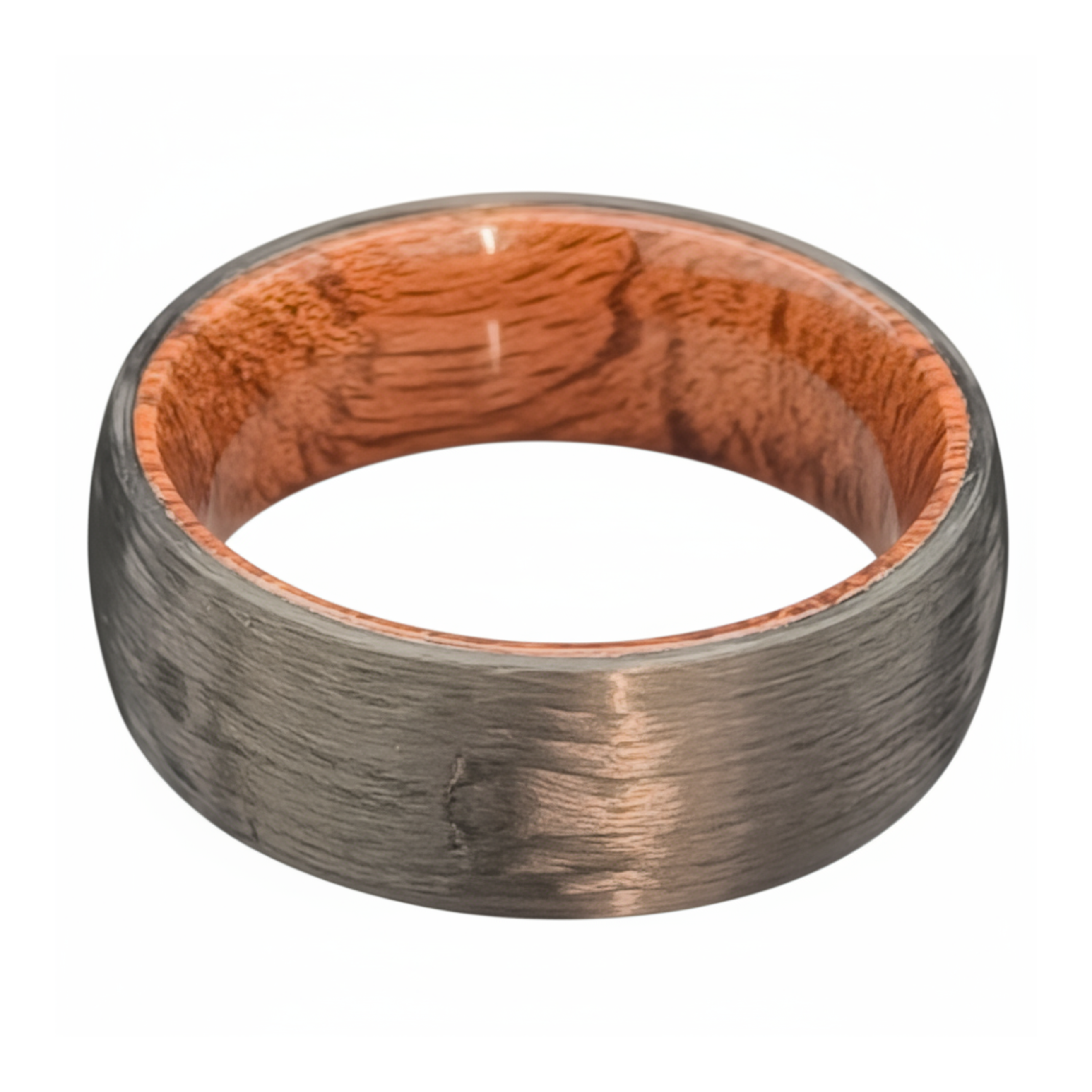 Onyx - Carbon Fibre Ring with Wood