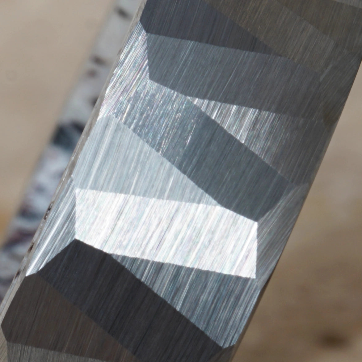 Cairn - Scottish Deer Antler Ring with Faceted Tungsten