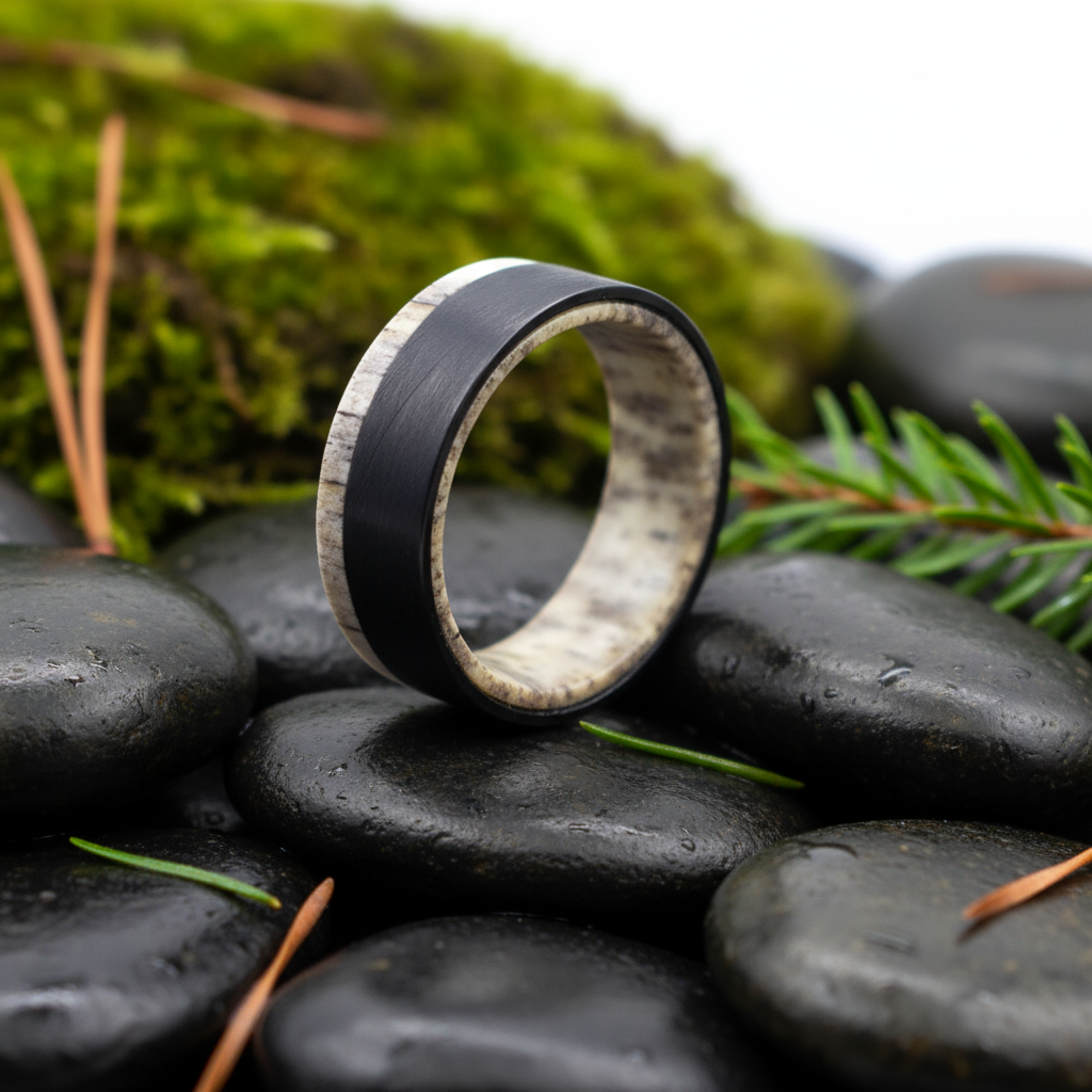 Antler Wood Ring