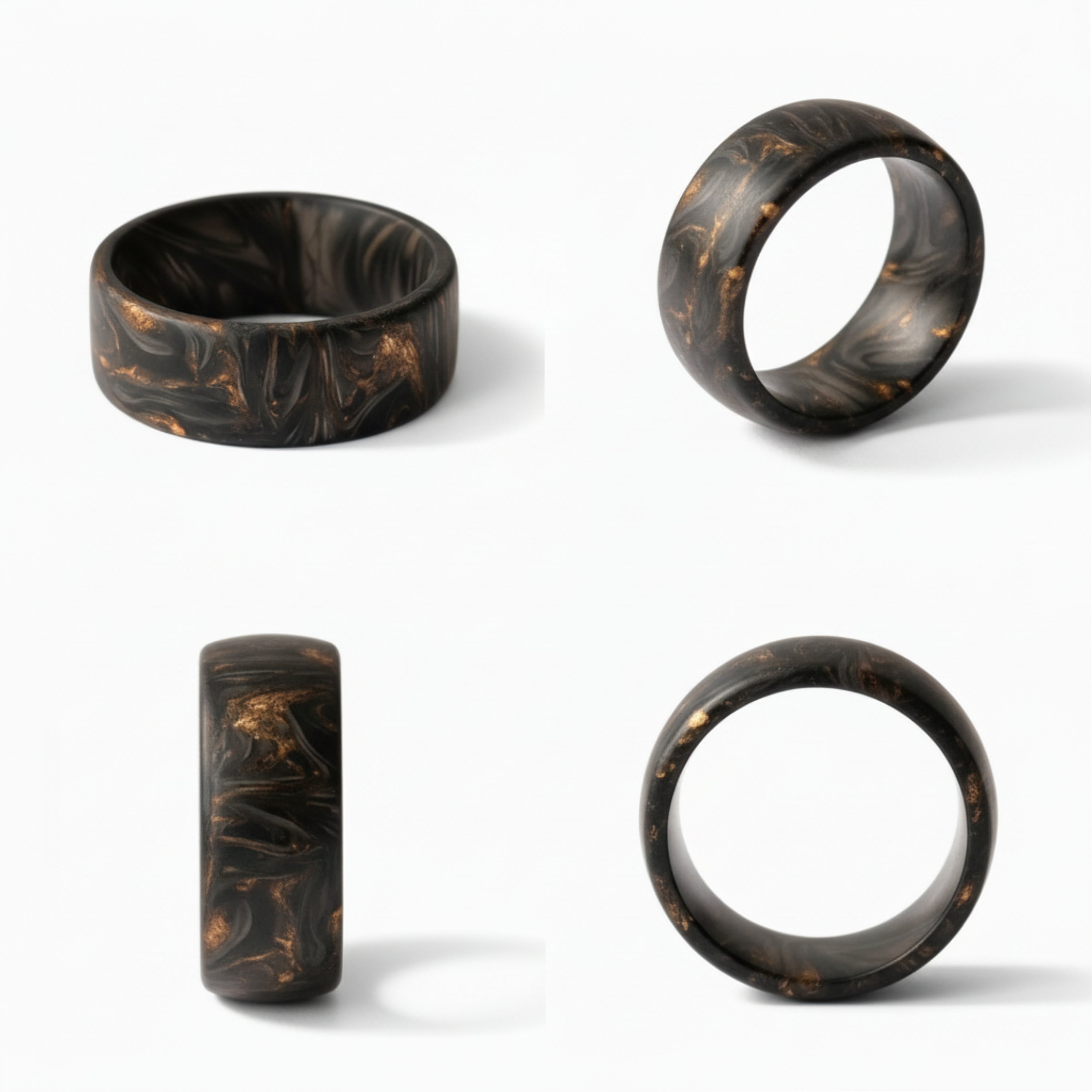 Vega - Carbon Fibre Ring with Copper