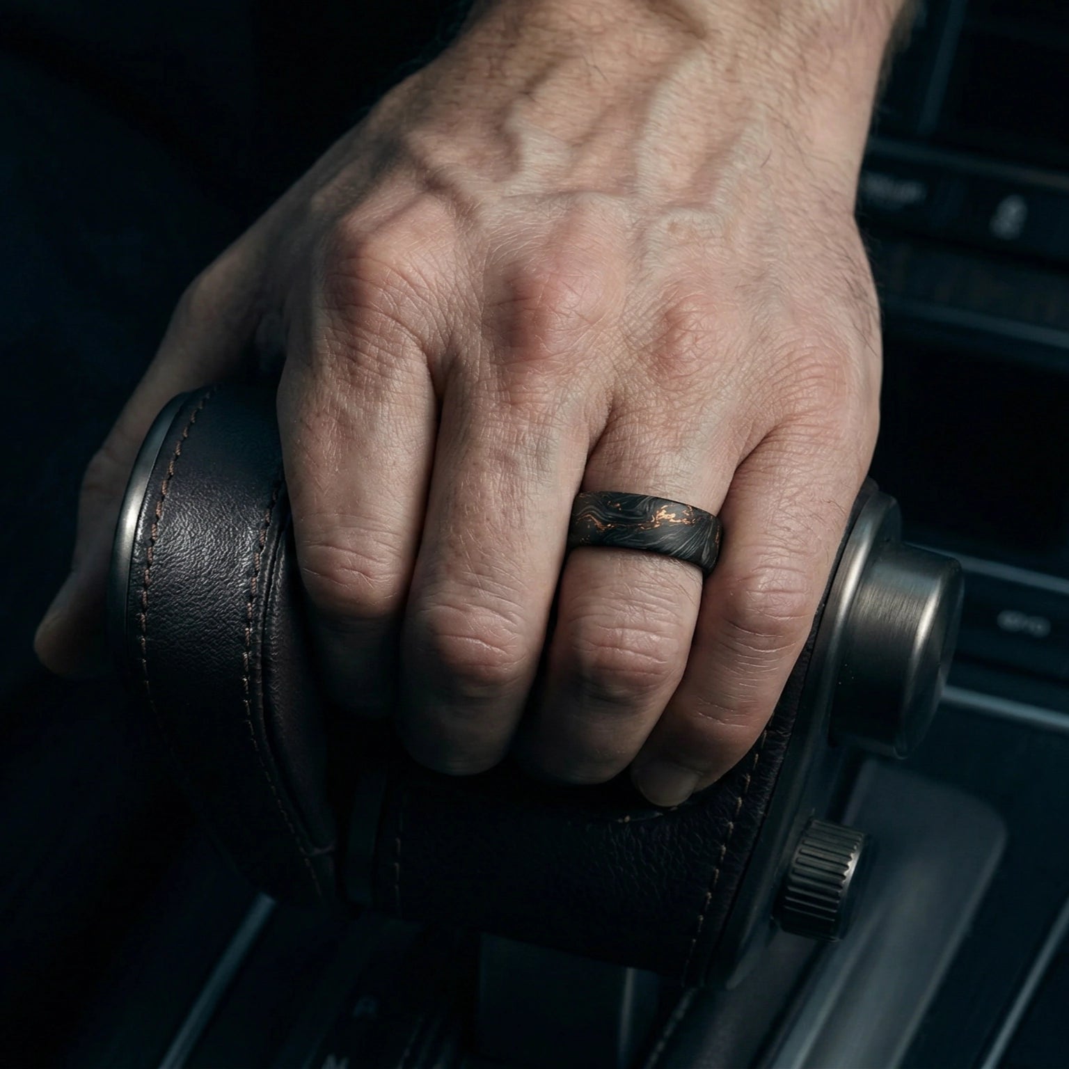 Vega - Carbon Fibre Ring with Copper