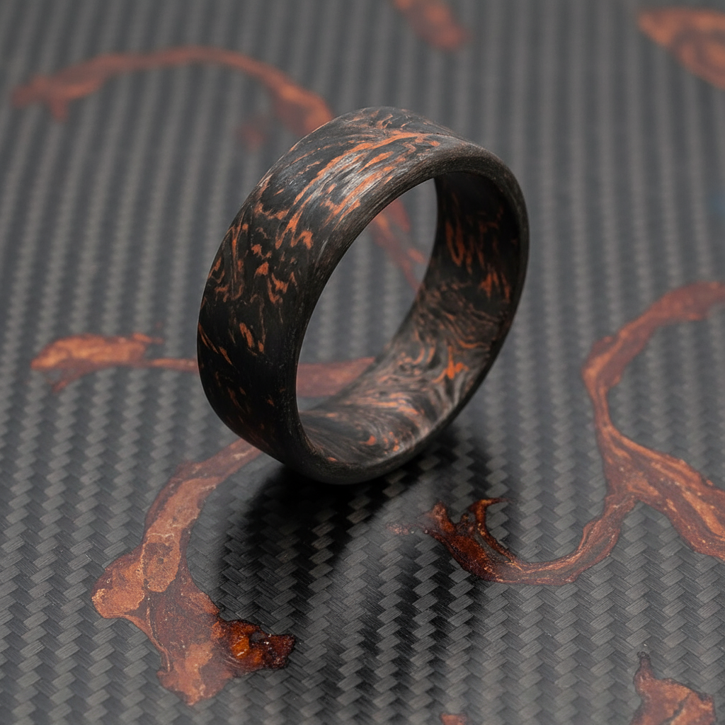 Strength in Lightness: The Story of Carbon Fibre in Men’s Rings