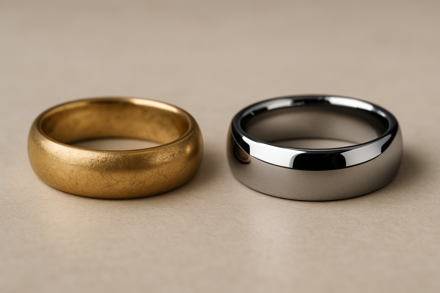 Tungsten vs. Gold Wedding Rings: Which Lasts Longer?