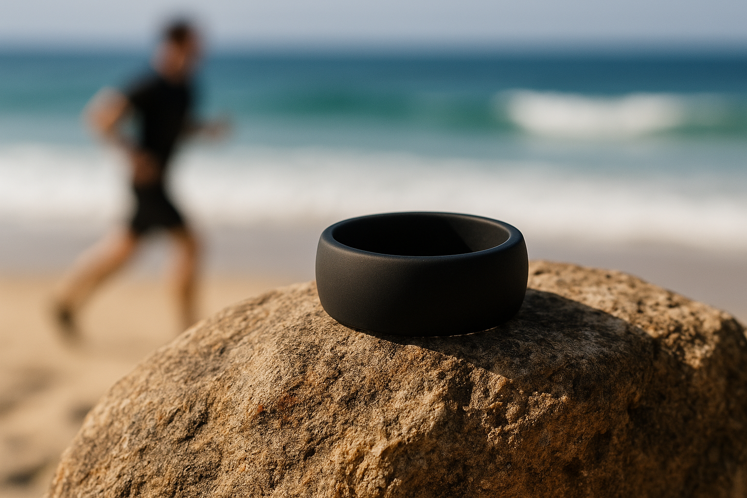 Silicone ring black
