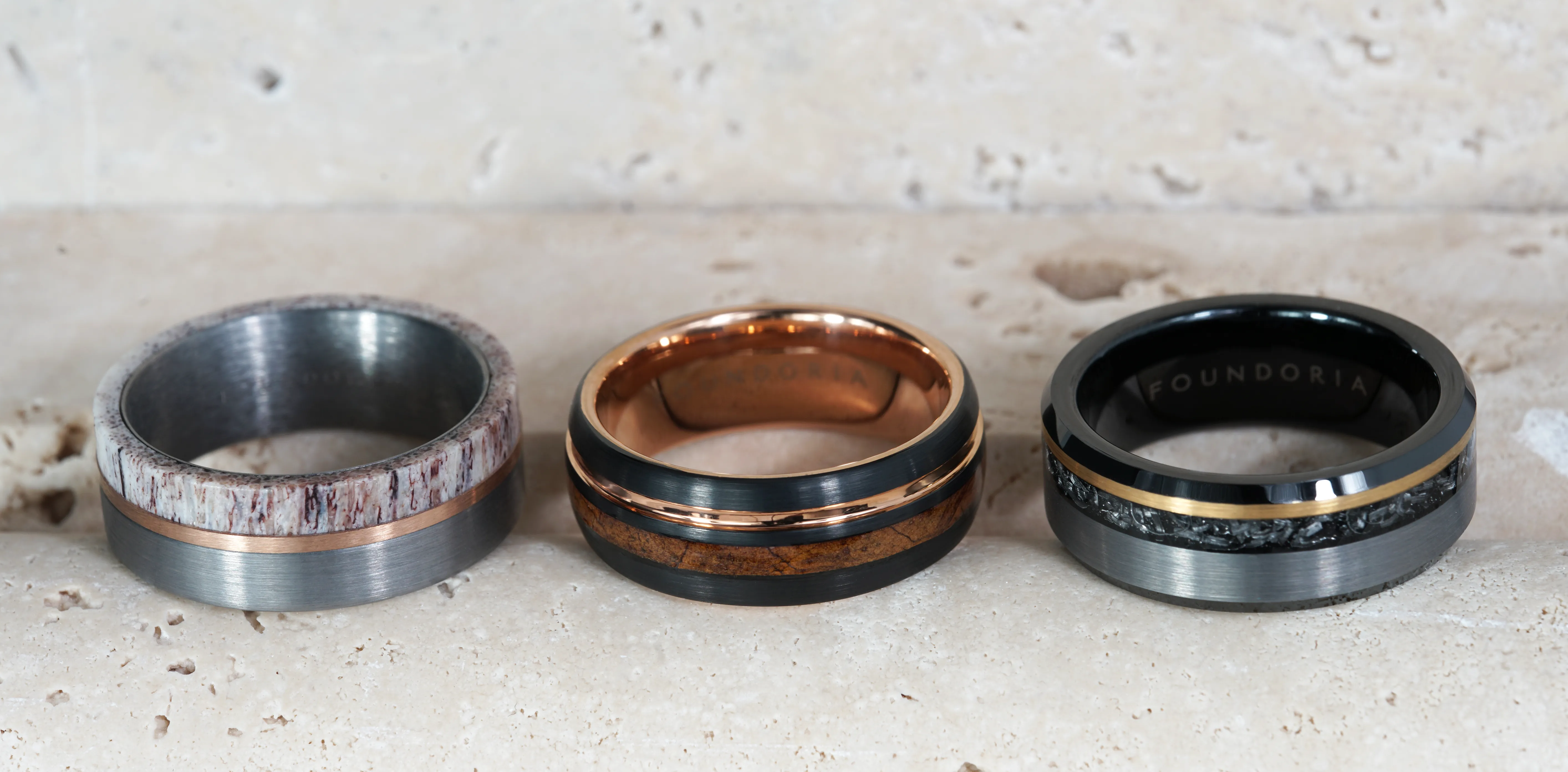 Foundoria Tungsten Rings and Wedding Bands