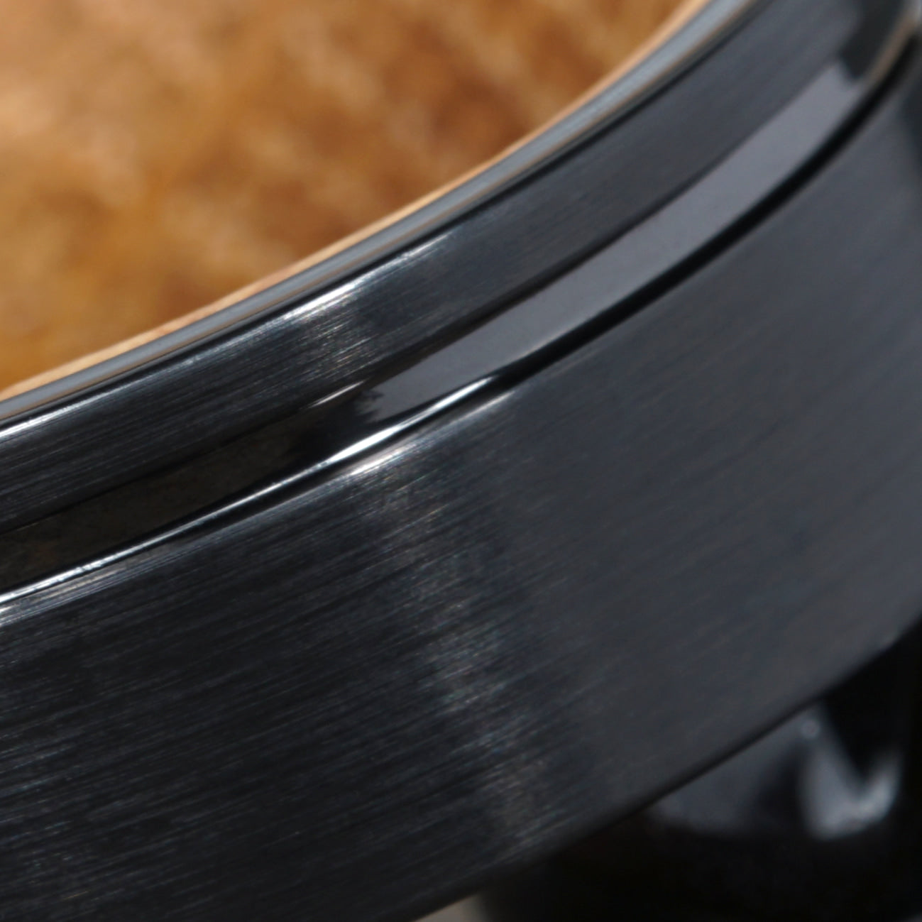 Ascent - Brushed Black Tungsten with Whisky Barrel Wood