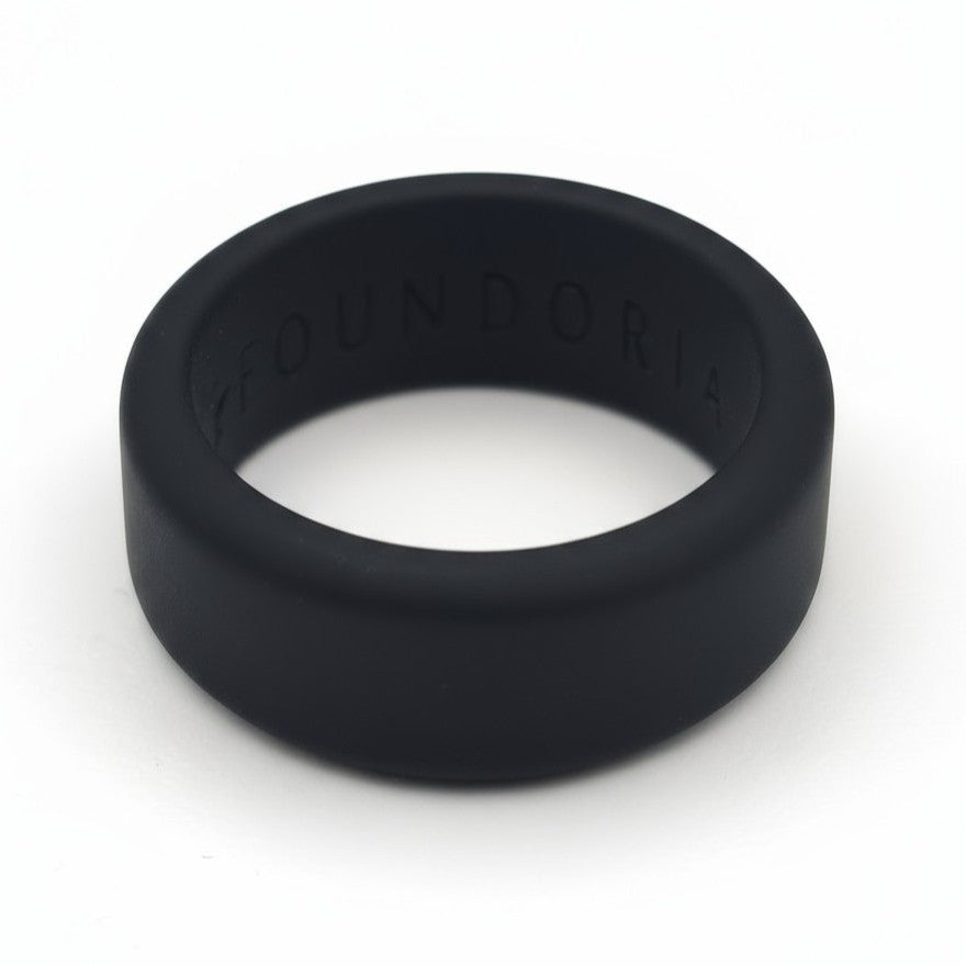 ENDURA Black Silicone Gym Ring