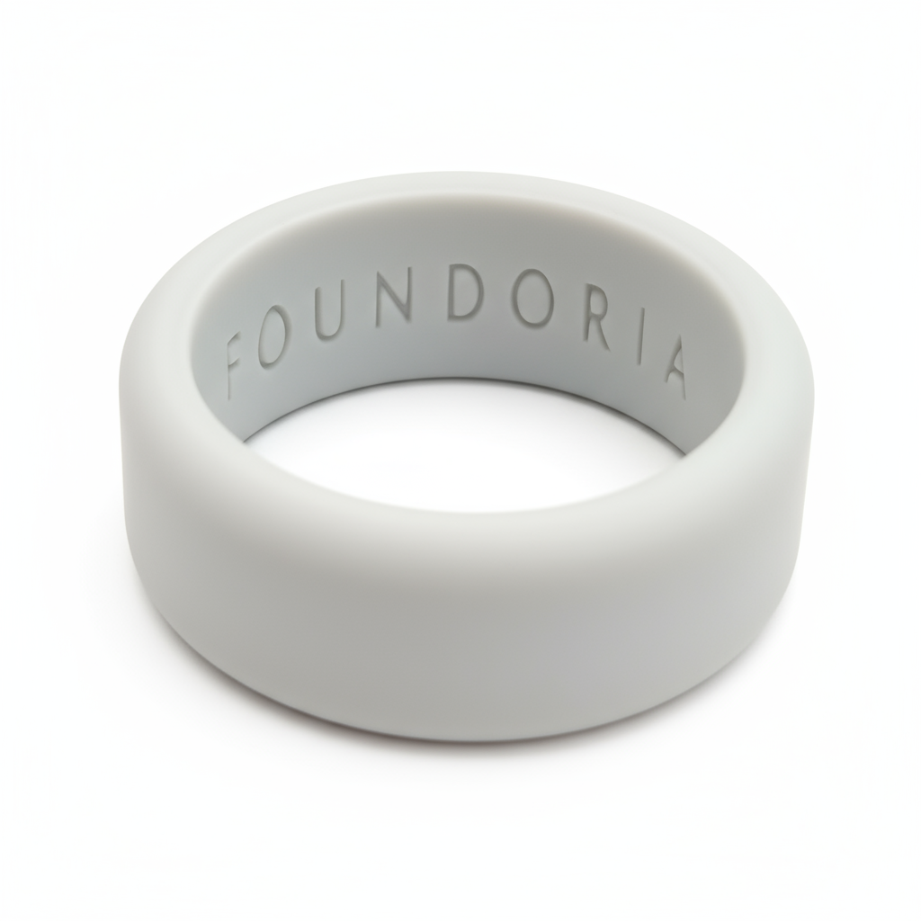 ENDURA Light Grey Silicone Gym Ring | Foundoria