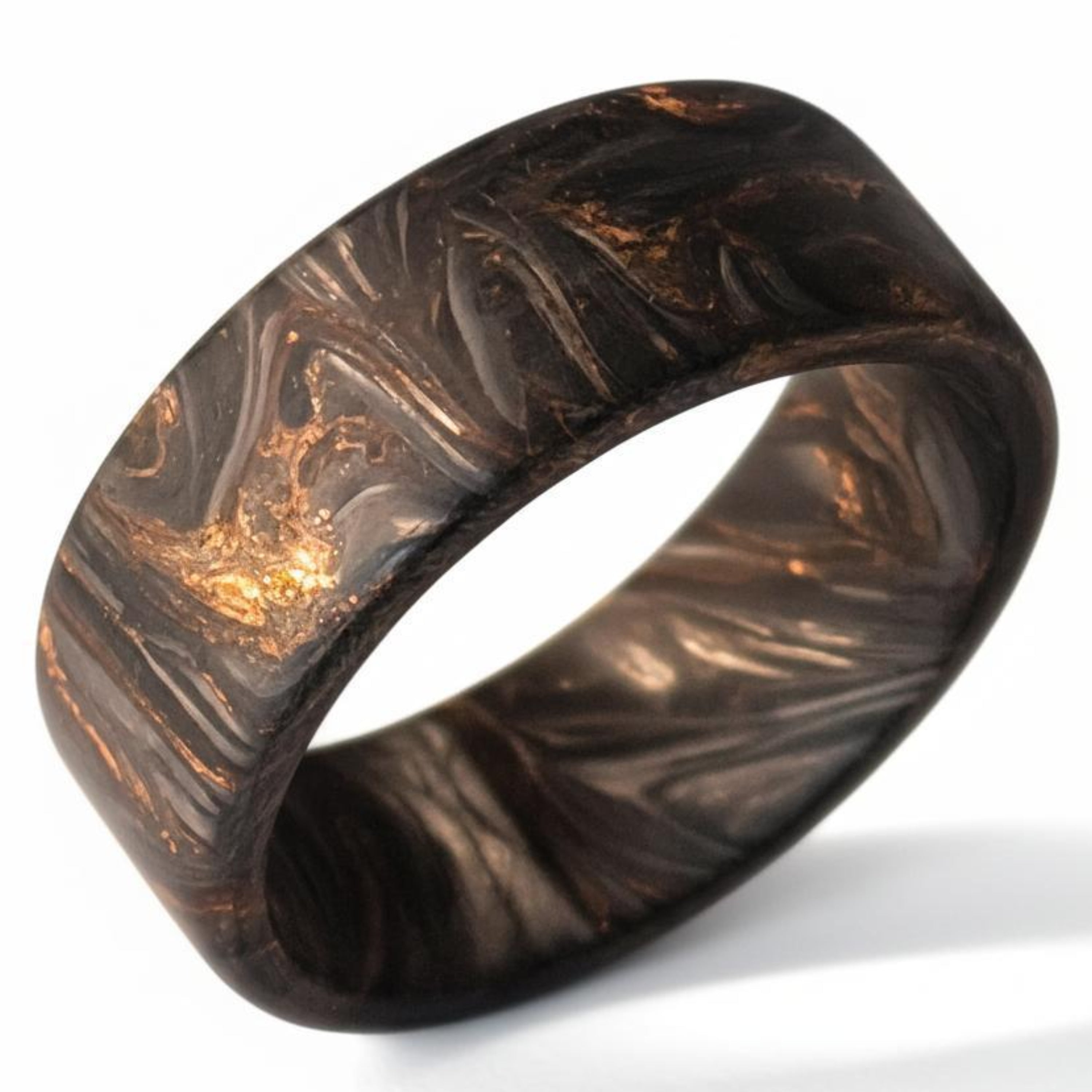 Vega - Carbon Fibre Ring with Copper